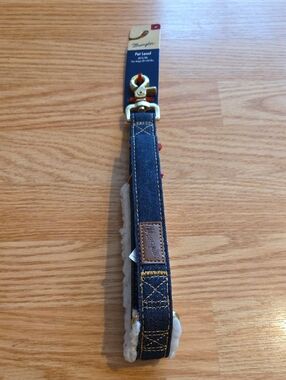 Wrangler Denim Dog Leash with Padded Grip